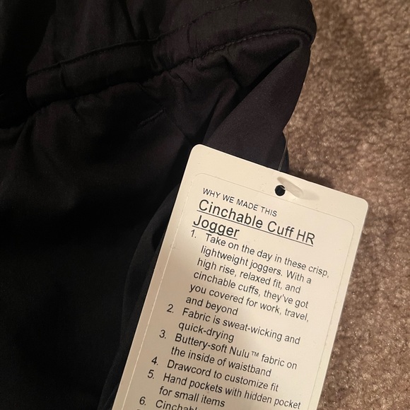 Lululemon cinchable cuff jogger - Picture 2 of 3